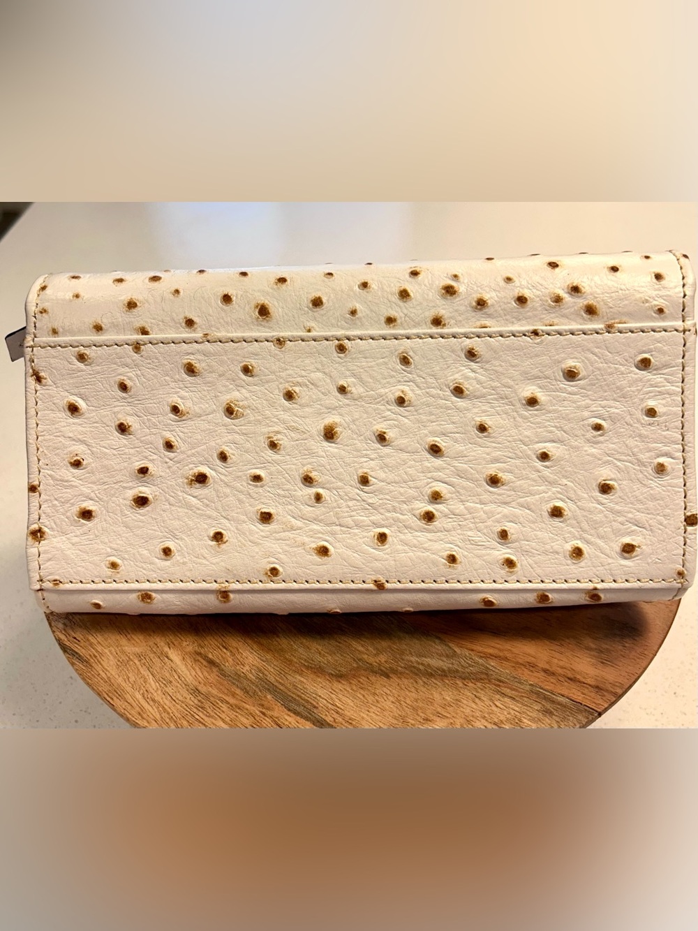 NWOT Dooney & Bourke Continental Clutch Wallet (Ostrich) - Picture 2 of 5